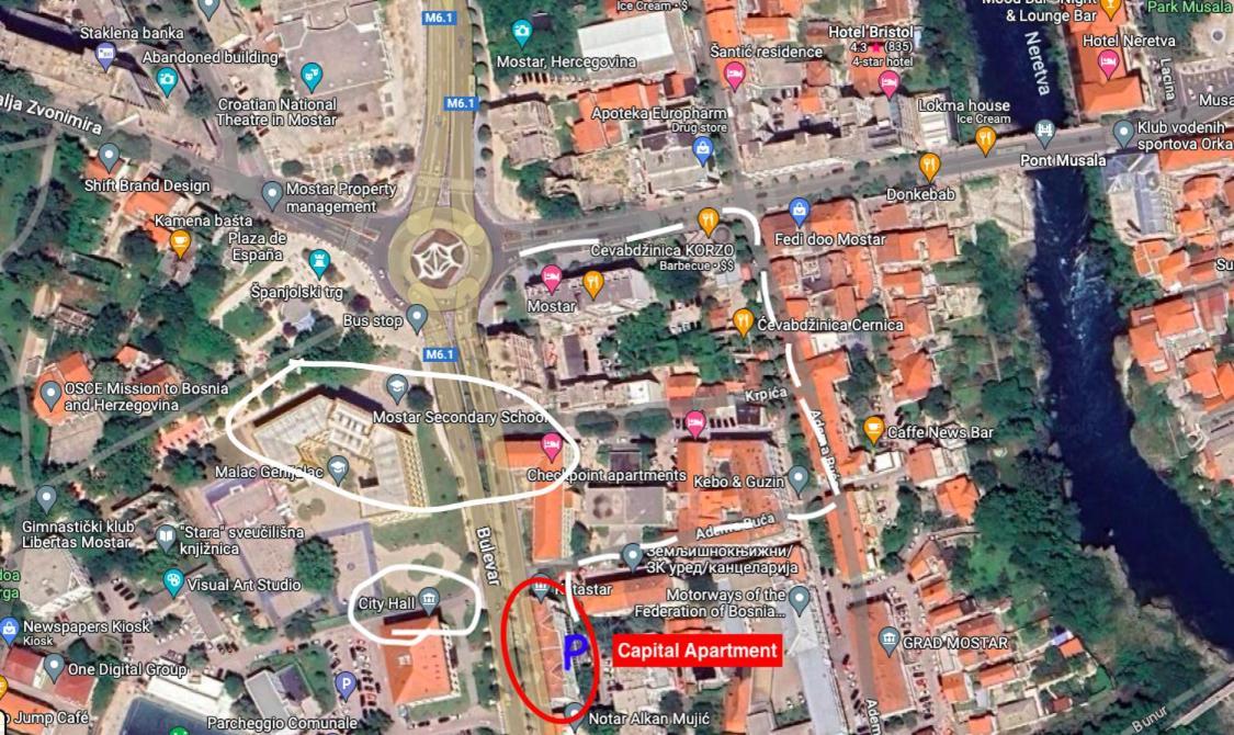 Capital Apartments - City Centre Mostar Zewnętrze zdjęcie